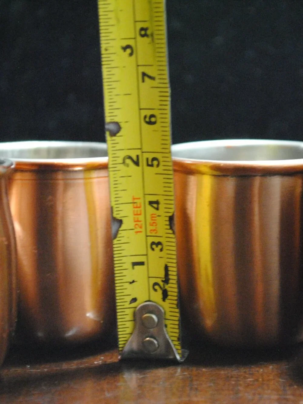 Set of 4 Mini Copper Plated Moscow Mule Mugs